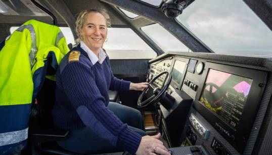 Safe navigational passage: UK marine pilot Captain Jessica Tyson at work along the 25 miles of river under the jurisdiction of the Port of Bridgwater in Somerset. Images: Brad Wakefield Image:Safe navigational passage: UK marine pilot Captain Jessica Tyson at work along the 25 miles of river under the jurisdiction of the Port of Bridgwater in Somerset. Images: Brad Wakefield