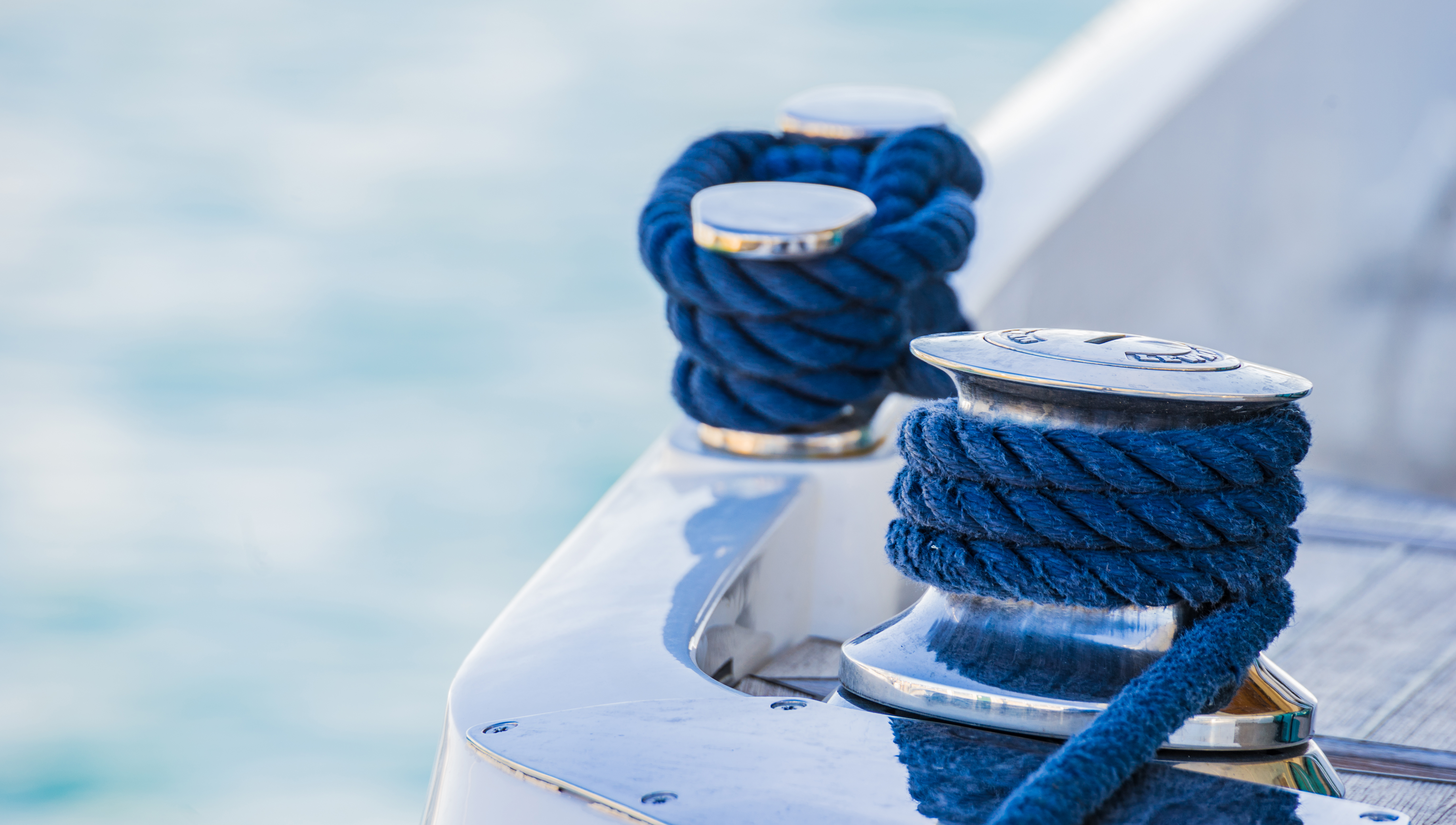 A motorboat yacht rope cleat on deck. Image: Getty Images. Image:A motorboat yacht rope cleat on deck. Image: Getty Images.