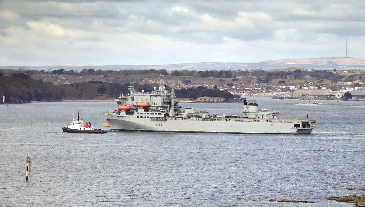 RFA Argus deploying in support of Covid-19 Image: RFA Image:RFA Argus deploying in support of Covid-19 Image: RFA