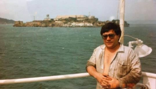 Retired chief engineer Roy Ferguson onboard the Wellington Star about April 1990, going into San Francisco with Alcatraz in the background. He was once also a voluntary liaison officer for Nautilus in Belfast. Image: supplied with permission Image:Retired chief engineer Roy Ferguson onboard the Wellington Star about April 1990, going into San Francisco with Alcatraz in the background. He was once also a voluntary liaison officer for Nautilus in Belfast. Image: supplied with permission