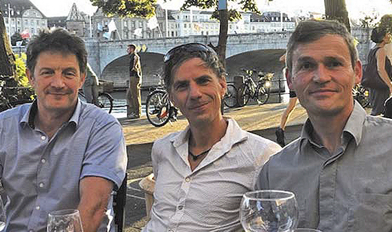 Dutch and Swiss officials meeting in Basel, 2018 (from left) Marcel van den Broek, Holger Schatz, national secretary for the Swiss branch and organiser Piet Dörflinger. Image:Dutch and Swiss officials meeting in Basel, 2018 (from left) Marcel van den Broek, Holger Schatz, national secretary for the Swiss branch and organiser Piet Dörflinger.