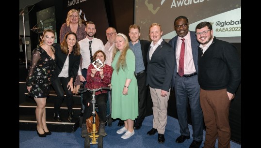 Nautilus staff and members celebrate the win at the Association Excellence Awards, held in London on 14 October. Image: GCN Events Image:Nautilus staff and members celebrate the win at the Association Excellence Awards, held in London on 14 October. Image: GCN Events