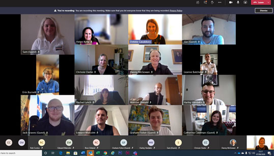 The second meeting of the Union's new Equality and Diversity Forum (EDF) held by via video conference. Image:The second meeting of the Union's new Equality and Diversity Forum (EDF) held by via video conference.