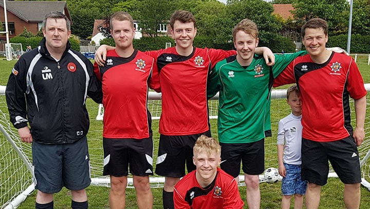 The Nautilus team who were unbeaten during the group stage with one draw and two wins. Image:The Nautilus team who were unbeaten during the group stage with one draw and two wins.