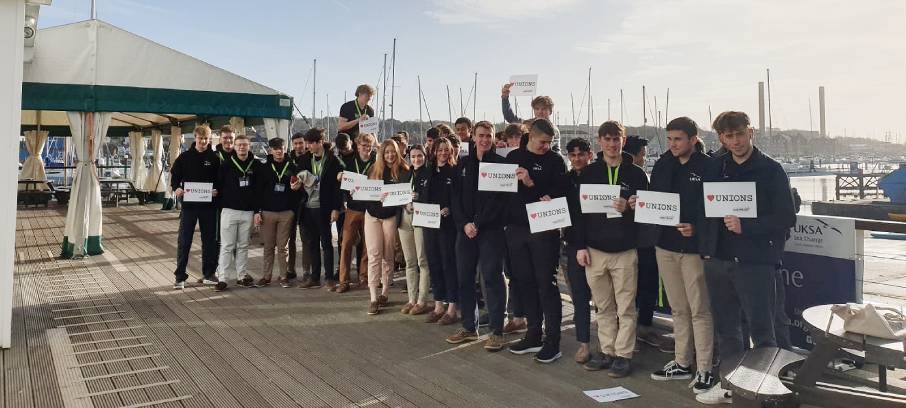 UKSA superyacht cadets at the Isle of Wight college enjoyed a visit from Nautilus strategic organisers during Heart Unions Week.
Image:UKSA superyacht cadets at the Isle of Wight college enjoyed a visit from Nautilus strategic organisers during Heart Unions Week.
