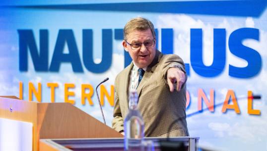 Nautilus general secretary Mark Dickinson. Image: Nautilus International Image:Nautilus general secretary Mark Dickinson. Image: Nautilus International