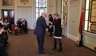 Nautilus Council member Captain Stephen Gudgeon receives his Merchant Navy Medal Image:Nautilus Council member Captain Stephen Gudgeon receives his Merchant Navy Medal