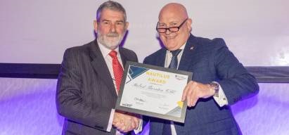 Robert (Bob) Thornton CBE, former chair of the Nautilus Welfare Fund Committee. Image:Robert (Bob) Thornton CBE, former chair of the Nautilus Welfare Fund Committee.