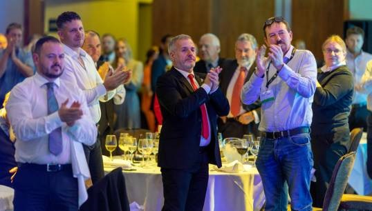 The awards dinner at the Nautilus International General Meeting 2023. Images: Brad Wakefield Image:The awards dinner at the Nautilus International General Meeting 2023. Images: Brad Wakefield