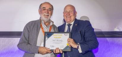 Nick Bramley was honoured for his key role at the Union's Switzerland branch. Image:Nick Bramley was honoured for his key role at the Union's Switzerland branch.