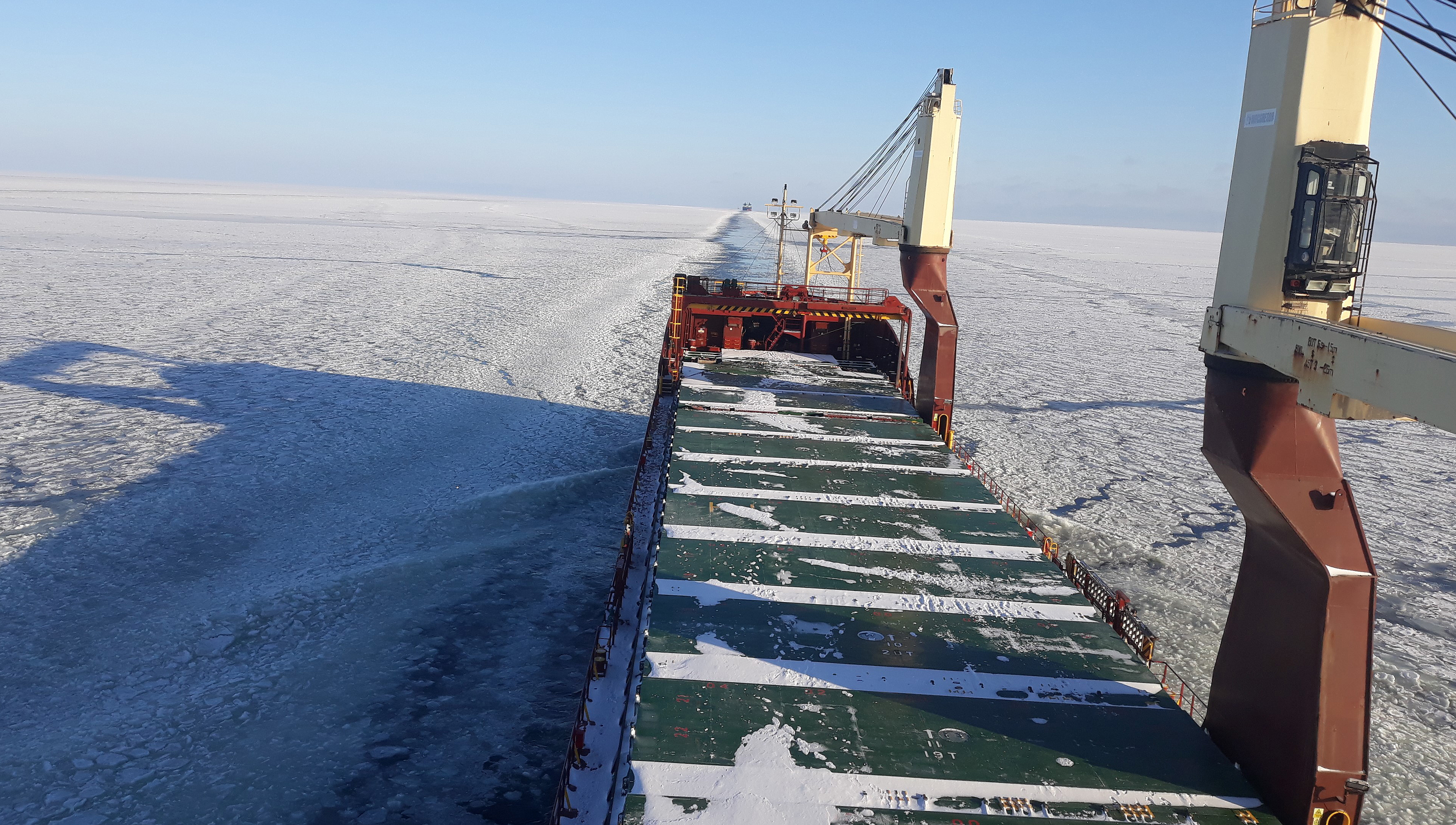 Third Mate Kim Ybanez snapped his entry calling into St Petersburg, Russia on multipurpose vessel MV Vectis Isle during a worldwide route.
Image:Third Mate Kim Ybanez snapped his entry calling into St Petersburg, Russia on multipurpose vessel MV Vectis Isle during a worldwide route.