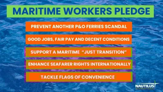 Nautilus director of organising Martyn Gray during one of the Union's two recent General Election webinars where the Maritime Workers Pledge was launched. Image: Nautilus International Image:Nautilus director of organising Martyn Gray during one of the Union's two recent General Election webinars where the Maritime Workers Pledge was launched. Image: Nautilus International