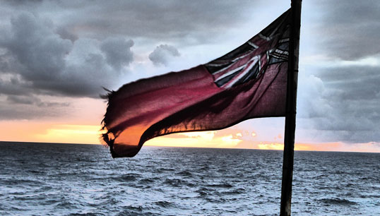 The Red Ensign. Image: David Waddingham/Getty Images Image:The Red Ensign. Image: David Waddingham/Getty Images