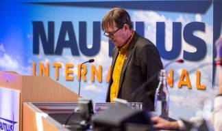 Nautilus member Iain MacKenzie proposing the motion Fair ferries in UK waters: 'This motion seeks to explain work already done by Nautilus and support future efforts in defending members’ rights.' Image:Nautilus member Iain MacKenzie proposing the motion Fair ferries in UK waters: 'This motion seeks to explain work already done by Nautilus and support future efforts in defending members’ rights.'