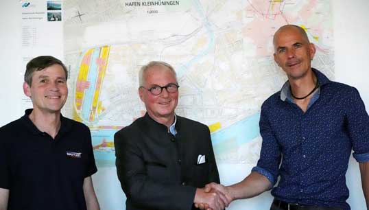 Piet Dörflinger, Michael Knauer und Holger Schatz. Image: Nautilus International Image:Piet Dörflinger, Michael Knauer und Holger Schatz. Image: Nautilus International