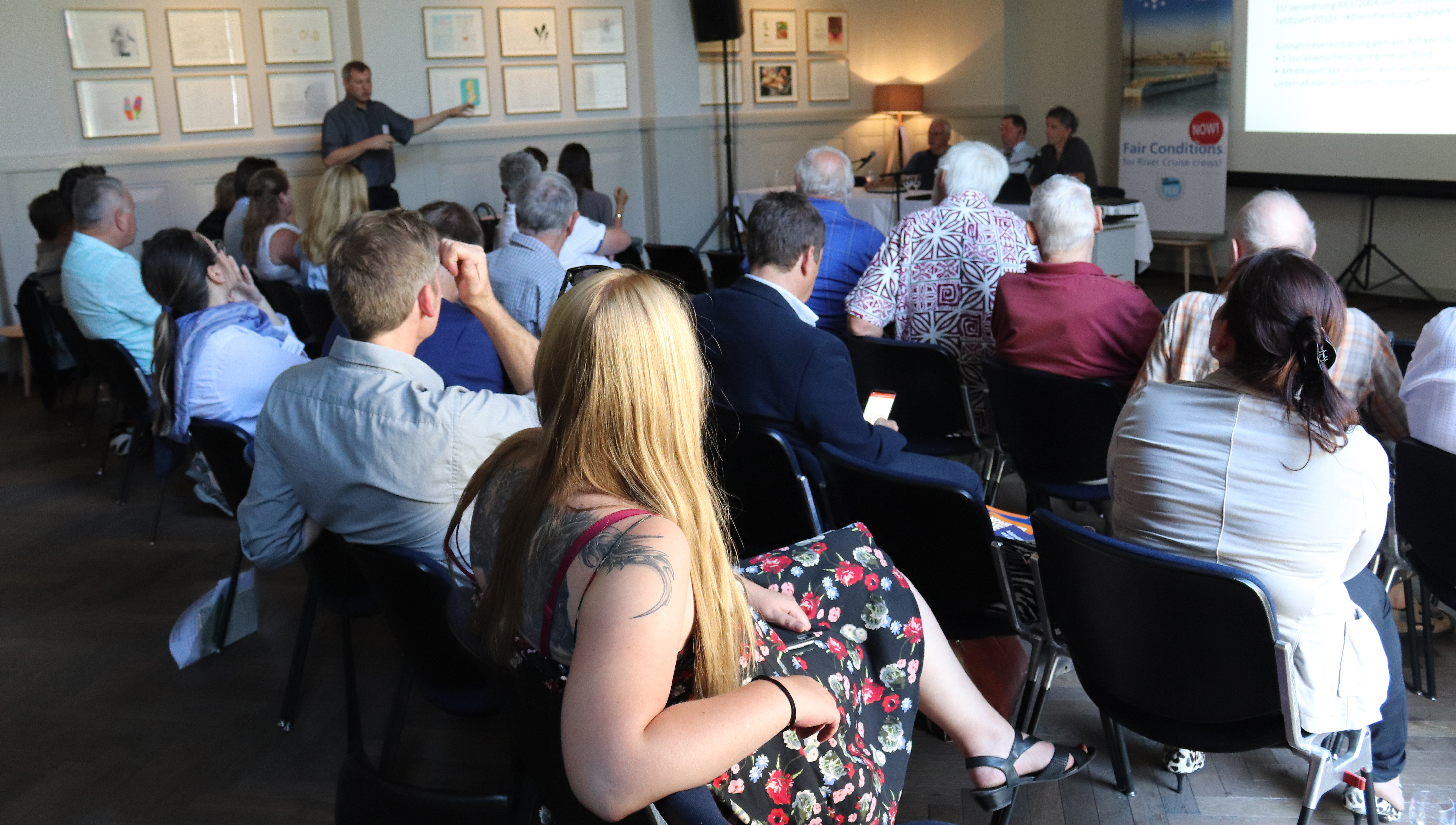 Nautilus Jahresversammlung 2018 und ein Seminar zu den Arbeitsbedingungen in der Schweizer Flusskreuzfahrt. Image:Nautilus Jahresversammlung 2018 und ein Seminar zu den Arbeitsbedingungen in der Schweizer Flusskreuzfahrt.