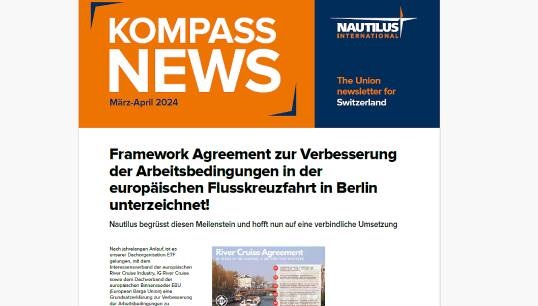 Lade den neuesten Kompass herunter! Image: Nautilus International Image:Lade den neuesten Kompass herunter! Image: Nautilus International