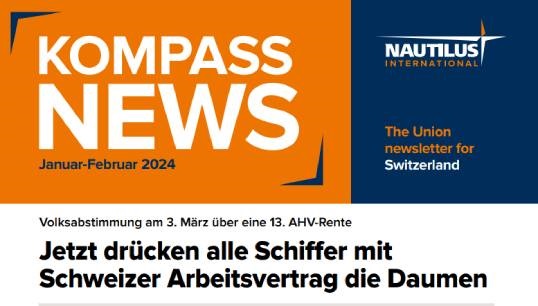Lade den neuesten Kompass herunter! Image: Nautilus International Image:Lade den neuesten Kompass herunter! Image: Nautilus International
