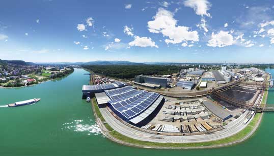A panoramic view of the Swiss Port of Basel. Image: Getty Images Image:A panoramic view of the Swiss Port of Basel. Image: Getty Images