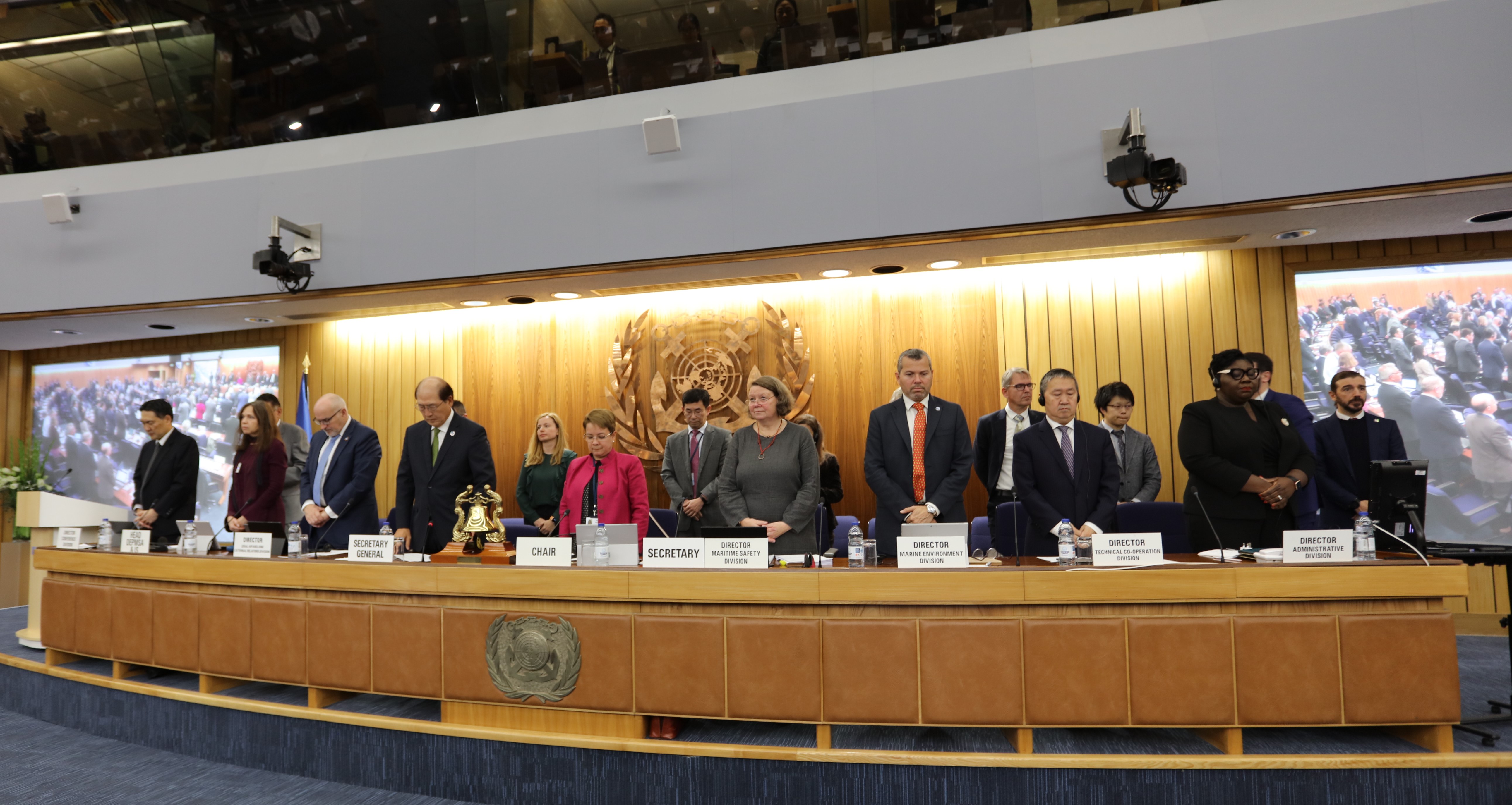 IMO's Maritime Safety Committee (MSC) meeting for its 106th session (2-11 November 2022). Image: IMO Flickr Image:IMO's Maritime Safety Committee (MSC) meeting for its 106th session (2-11 November 2022). Image: IMO Flickr