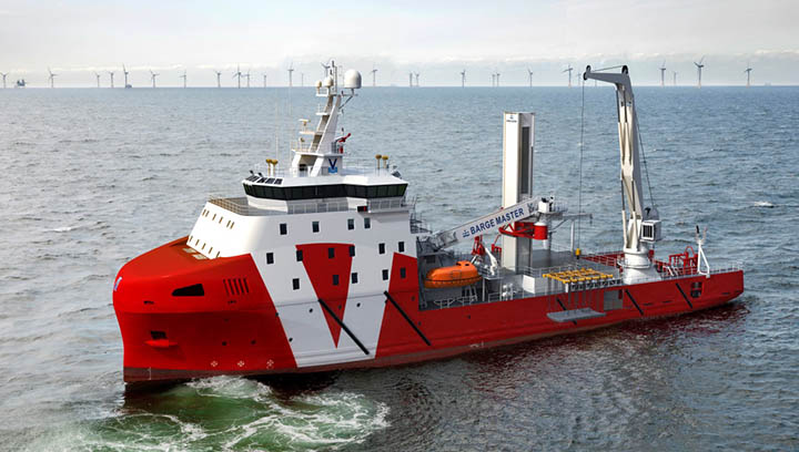 VOS Stone, an offshore support vessel where maritime professionals are gaining valuable experience in windfarm construction Image:VOS Stone, an offshore support vessel where maritime professionals are gaining valuable experience in windfarm construction