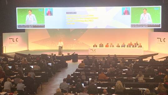 Nautilus head of international organising Garry Elliot spoke on behalf of Nautilus members on the composited motion at TUC Congress. Image: Nautilus International Image:Nautilus head of international organising Garry Elliot spoke on behalf of Nautilus members on the composited motion at TUC Congress. Image: Nautilus International