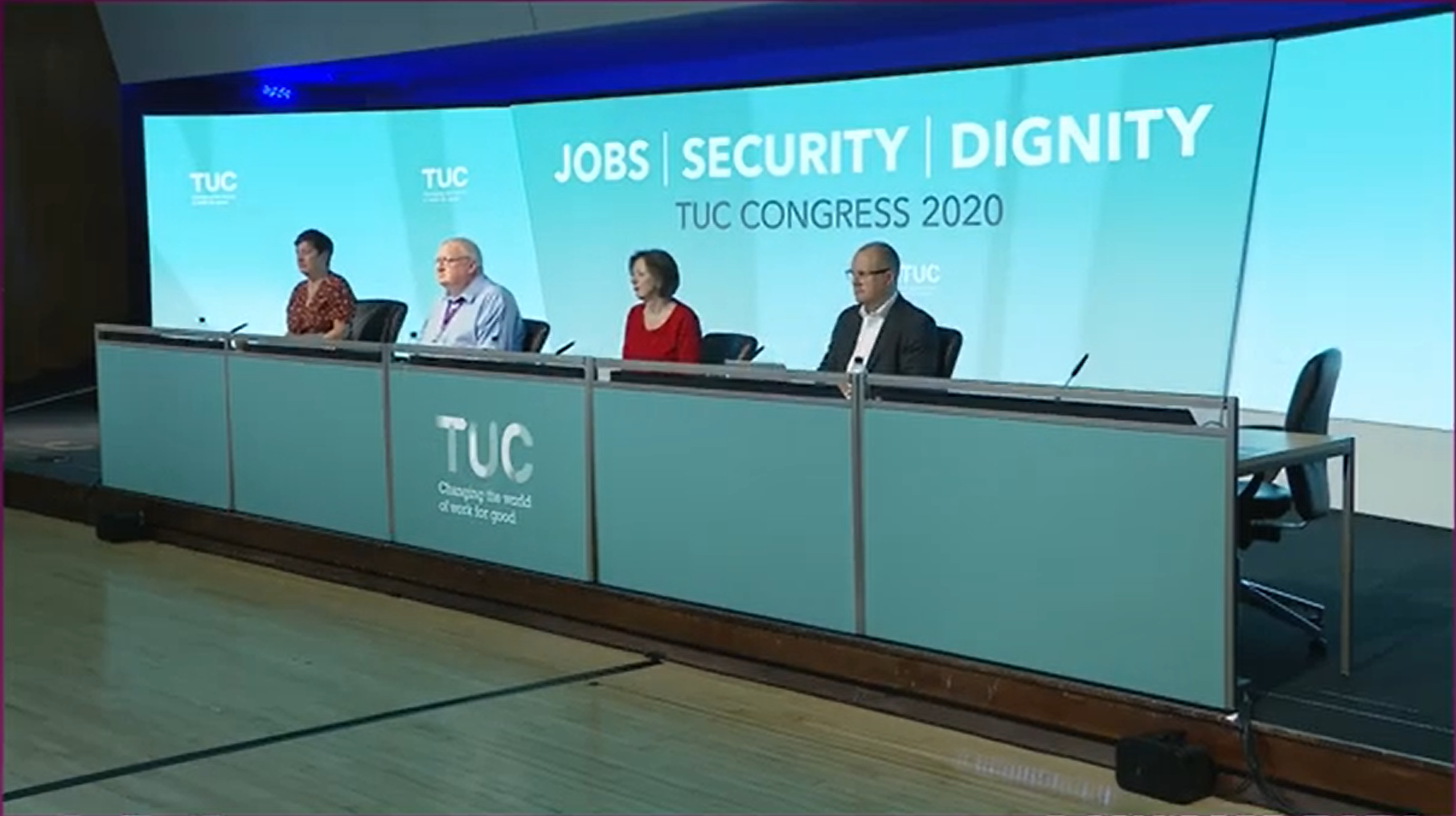 This year's congress took place online, with only the panel appearing together physically Image:This year's congress took place online, with only the panel appearing together physically