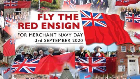 UK Merchant Navy Day's annual Red Ensign flag-raising event pays tribute to seafarers, Image:UK Merchant Navy Day's annual Red Ensign flag-raising event pays tribute to seafarers,