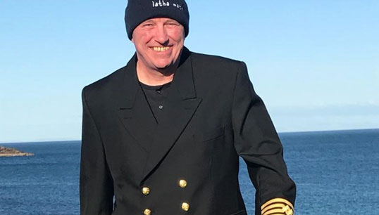 MacKenzie: hoping to raise £5,000 for Mission to Seafarers. Image:MacKenzie: hoping to raise £5,000 for Mission to Seafarers.