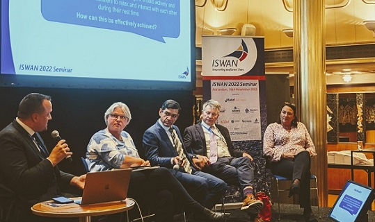 Nautilus director of legal Charles Boyle, second from right, at the ISWAN seminar. Image: ISWAN Image:Nautilus director of legal Charles Boyle, second from right, at the ISWAN seminar. Image: ISWAN