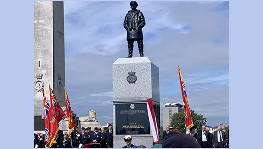 The Plymouth Merchant Navy monument was unveiled by the Master of Trinity House, the Princess Royal in 2019. Image: Paul Willerton/MNA Image:The Plymouth Merchant Navy monument was unveiled by the Master of Trinity House, the Princess Royal in 2019. Image: Paul Willerton/MNA