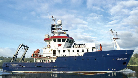 Survey vessel Prince Madog (IMO 9229611). Image: O.S.Energy/ J. F. Kern fotografie Image:Survey vessel Prince Madog (IMO 9229611). Image: O.S.Energy/ J. F. Kern fotografie
