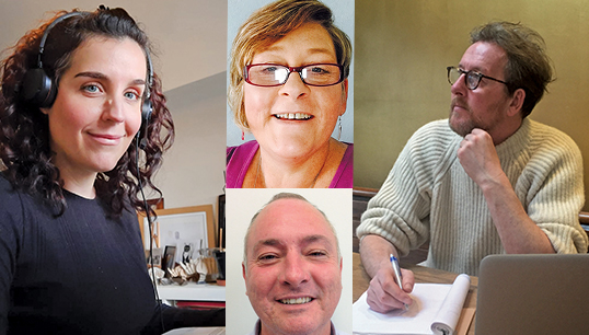 Nautilus caseworkers from left Laura Molineux, Sandra Silverwood, Iain Lindsay, John Norris : Image: Nautilus International Image:Nautilus caseworkers from left Laura Molineux, Sandra Silverwood, Iain Lindsay, John Norris : Image: Nautilus International