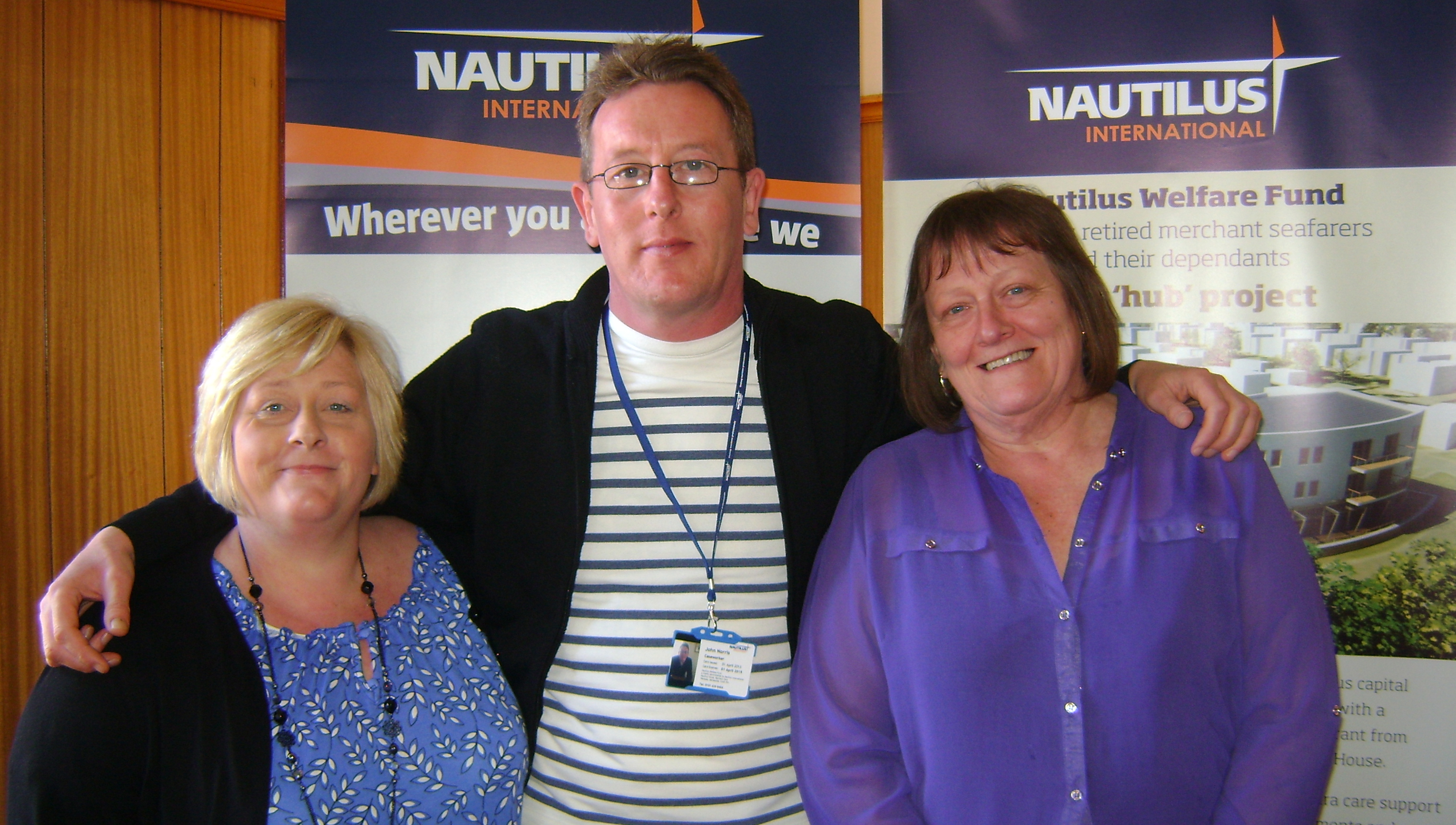 More than 300 former seafarers were supported by the Nautilus caseworker service in 2017. Image:More than 300 former seafarers were supported by the Nautilus caseworker service in 2017.