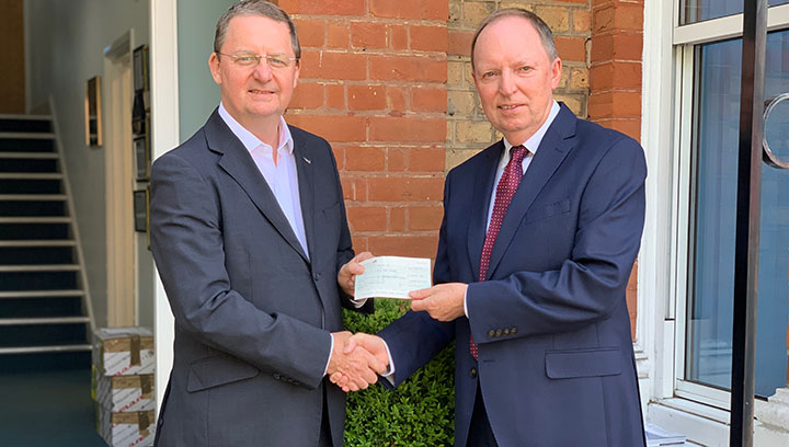 Nautilus general secretary Mark Dickinson receives a donation for the Nautilus Welfare Fund from Leasowe Golf Club’s captain Mike Jess Image:Nautilus general secretary Mark Dickinson receives a donation for the Nautilus Welfare Fund from Leasowe Golf Club’s captain Mike Jess