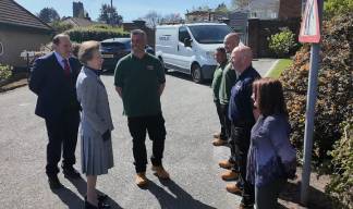 HRH The Princess royal is introduced to ground staff by the director of welfare and care Andrew Jones during the Nautilus House opening in April 2025. Image: Nautilus International Image:HRH The Princess royal is introduced to ground staff by the director of welfare and care Andrew Jones during the Nautilus House opening in April 2025. Image: Nautilus International