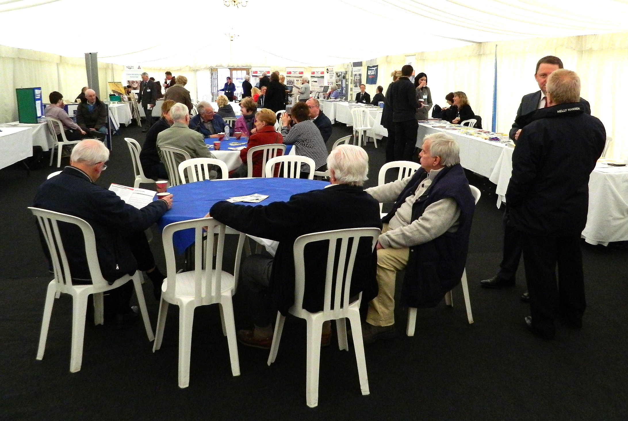 A Nautilus retirement planning event at Mariners' Park Estate in Wallasey. Image:A Nautilus retirement planning event at Mariners' Park Estate in Wallasey.