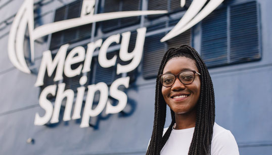 Ropa Rusere, Mercy Ships UK volunteer recruitment manager. Image: WSM Image:Ropa Rusere, Mercy Ships UK volunteer recruitment manager. Image: WSM