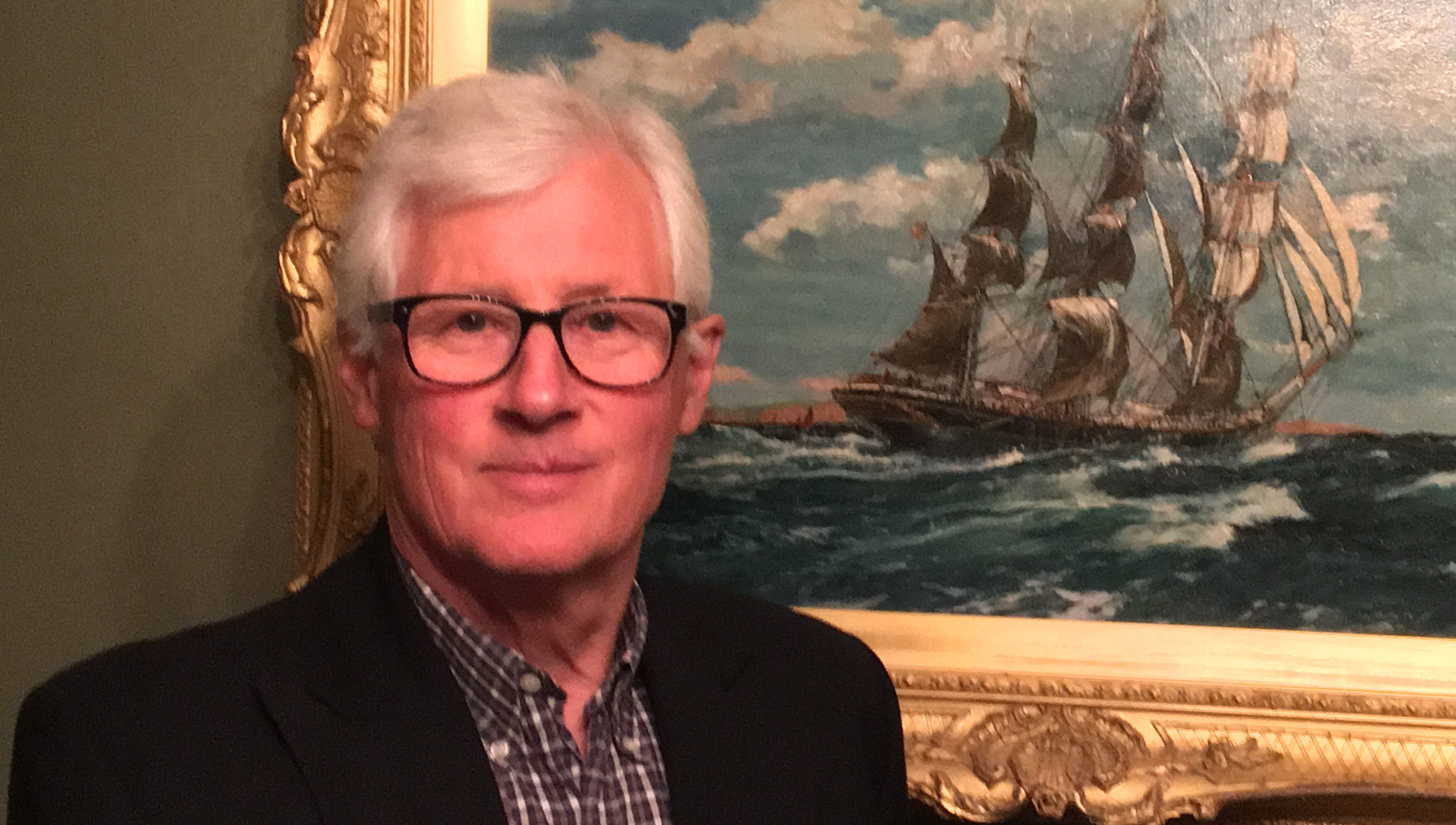 New chair of the Tall Ships Youth Trust David Aisher. Image:New chair of the Tall Ships Youth Trust David Aisher.
