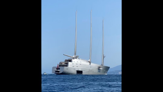 On 11 March Italian authorities seized Sy A, a superyacht owned by Russian businessman Andrey Melnichenko, as part of EU sanctions. Image Wikimedia Commons/Saggittarius A Image:On 11 March Italian authorities seized Sy A, a superyacht owned by Russian businessman Andrey Melnichenko, as part of EU sanctions. Image Wikimedia Commons/Saggittarius A