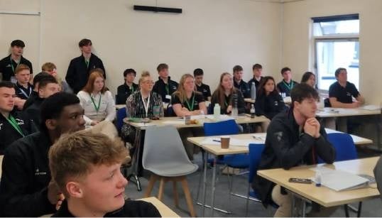 UKSA cadets listen to the presentation. Image: Nautilus International Image:UKSA cadets listen to the presentation. Image: Nautilus International